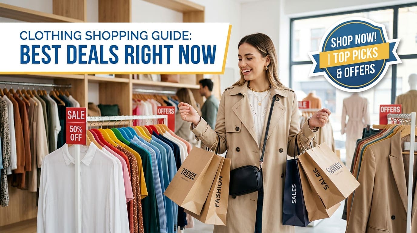 Clothing Shopping Guide: Best Deals Right Now