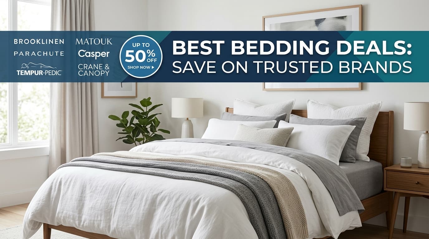 Best Bedding Deals: Save on Trusted Brands